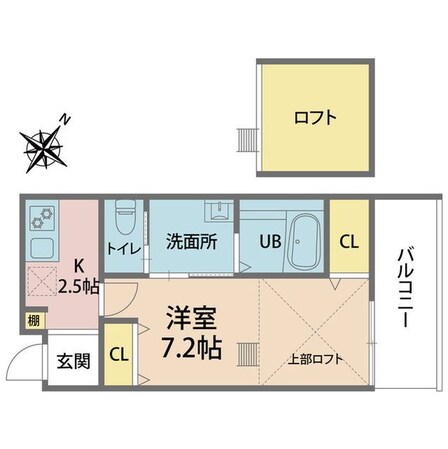 塚本駅 徒歩5分 3階の物件間取画像